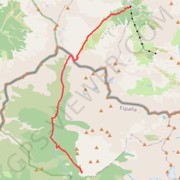 Trace GPS Pont de Prat-Port de la Pez-Viados, itinéraire, parcours