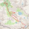 Trace GPS Fourche de Clarabide depuis pont du Prat, itinéraire, parcours