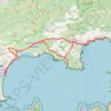 Trace GPS Pramousquier-Hyeres, itinéraire, parcours