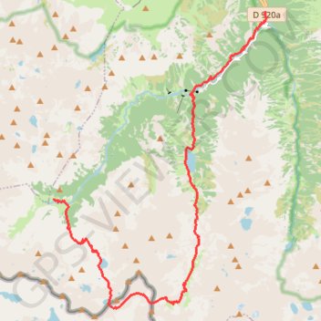 Trace GPS Du Refuge Wallon à Cauterets par le Col d'Arratille et le Col des Mulets, itinéraire, parcours