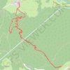 Trace GPS Du Bersend au col du Pré, itinéraire, parcours