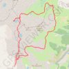 Trace GPS Col de la petite Cayolle - Lacs de la petite Cayolle et des Garrets, itinéraire, parcours