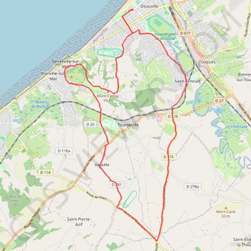 Trace GPS BikeD_TriDeauville2020, itinéraire, parcours