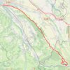 Trace GPS Le chemin Henry IV entre Pau et Lourdes, itinéraire, parcours