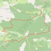 Trace GPS Croix de Montvieux, itinéraire, parcours