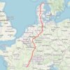 Trace GPS Stage 14: Frederikshavn to Aars — European Divide Trail, itinéraire, parcours
