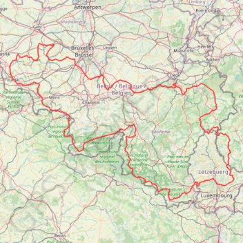 Trace GPS De Guirsch à Gendron (définitif) J1, itinéraire, parcours
