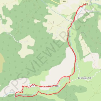 Trace GPS Source du Durzon, itinéraire, parcours