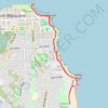 Trace GPS Port Macquarie Coastal Walk, itinéraire, parcours