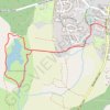 Trace GPS 16.10 : Messanges - Circuit de l'étang de Moïsan, itinéraire, parcours