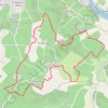 Trace GPS Circuit du tour de Saint-Aubin-de-Branne, itinéraire, parcours