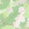 Trace GPS Liaison de Bocca San Petru à Cristinacce, itinéraire, parcours