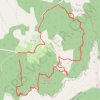 Trace GPS Longuiers baumes des hérans le caoussou, itinéraire, parcours