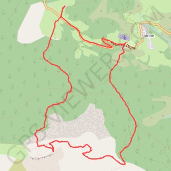 Trace GPS Les Cadières de Brandis, itinéraire, parcours