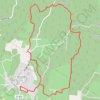 Trace GPS Saint Michel d'Euzet - Plaine d'Auquier, itinéraire, parcours