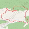Trace GPS Andon - les Crêtes - les Pivoines, itinéraire, parcours