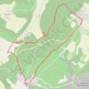 Trace GPS Entre Chaux et Villers-la-Faye, itinéraire, parcours