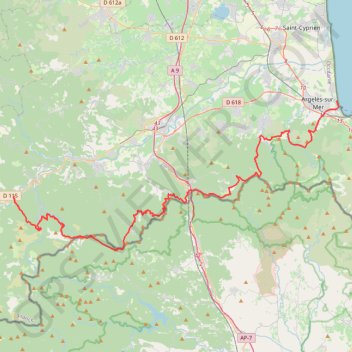 Trace GPS 100 Miles Sud De France 2021 - Traversée Sud De France, itinéraire, parcours