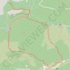 Trace GPS Ponadieu grotte des 2 goules, itinéraire, parcours