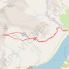 Trace GPS Lac et Col de l'Agnelin, itinéraire, parcours