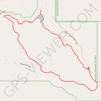 Trace GPS Doane Pond Loop, itinéraire, parcours