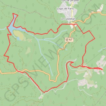 Trace GPS Mont Vinaigre, itinéraire, parcours