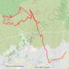 Trace GPS Grande Etoile depuis la Montade, itinéraire, parcours