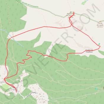 Trace GPS Aiguillette des Houches, itinéraire, parcours