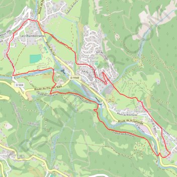 Trace GPS Les Parchers depuis Vallouise, itinéraire, parcours