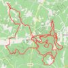 Trace GPS St Preuil 48.8 kms, itinéraire, parcours