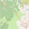 Trace GPS Jas des Lièvres, itinéraire, parcours