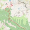 Trace GPS Lac Nègre, lac Graveirette, itinéraire, parcours
