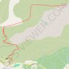 Trace GPS Cime du Cheiron, itinéraire, parcours