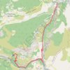 Trace GPS Gorges Verdon Sentier Martel, itinéraire, parcours