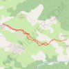 Trace GPS Tete raisins freissiniere, itinéraire, parcours