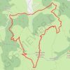 Trace GPS Traversée de la Montagne de Sulens, itinéraire, parcours