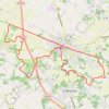 Trace GPS Treillères vallée et coteaux Gèvres, itinéraire, parcours