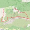 Trace GPS Gréolières-les-Neiges, itinéraire, parcours