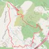 Trace GPS Sainte-Agnès - Colline, itinéraire, parcours