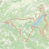 Trace GPS Les Lacs Sainte Croix et Esparron de Verdon, itinéraire, parcours