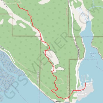 Trace GPS Genoa Bay - Mad Dog Trail, itinéraire, parcours