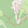 Trace GPS Crête du Fouda Blanc, itinéraire, parcours