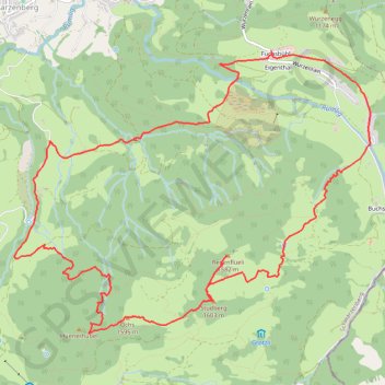 Trace GPS bergfextour_fuchsbuehl--studberg--ochs--eigenthal, itinéraire, parcours