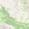 Trace GPS Nevache au refuge de Laval, itinéraire, parcours