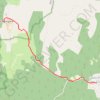 Trace GPS Causse Méjean - liaison Saint Pierre des Tripiers - La Bourgarie, itinéraire, parcours