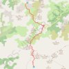 Trace GPS GR 20 du refuge de Carrozzu au refuge de Tighjettu, itinéraire, parcours