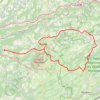 Trace GPS Notre-Dame-de-la-Consolation - Saône, itinéraire, parcours