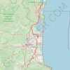 Trace GPS Port la Nouvelle-Montesquieu les albères, itinéraire, parcours