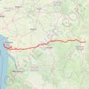 Trace GPS De Vichy à Rochefort par l'Île d'Oléron, itinéraire, parcours