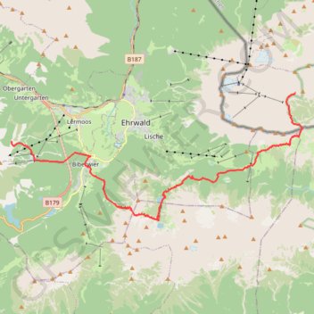 Trace GPS Via-Alpina R46 & R47 - Knorr Hutte - Wolfratshauser Hutte, itinéraire, parcours